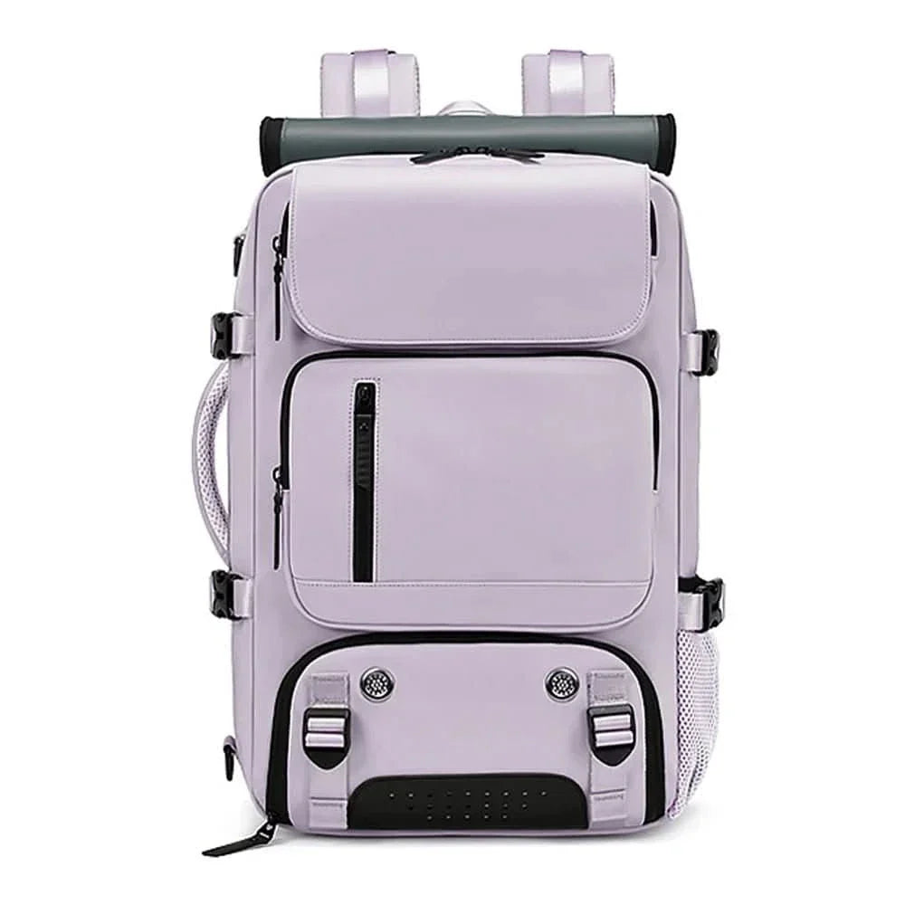 TRAVELMAX Pack - Large waterproof travel backpack with USB port