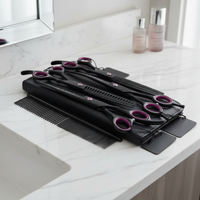 TRIMMEISTER – Ensemble de 4 ciseaux pour toilettage précis des animaux