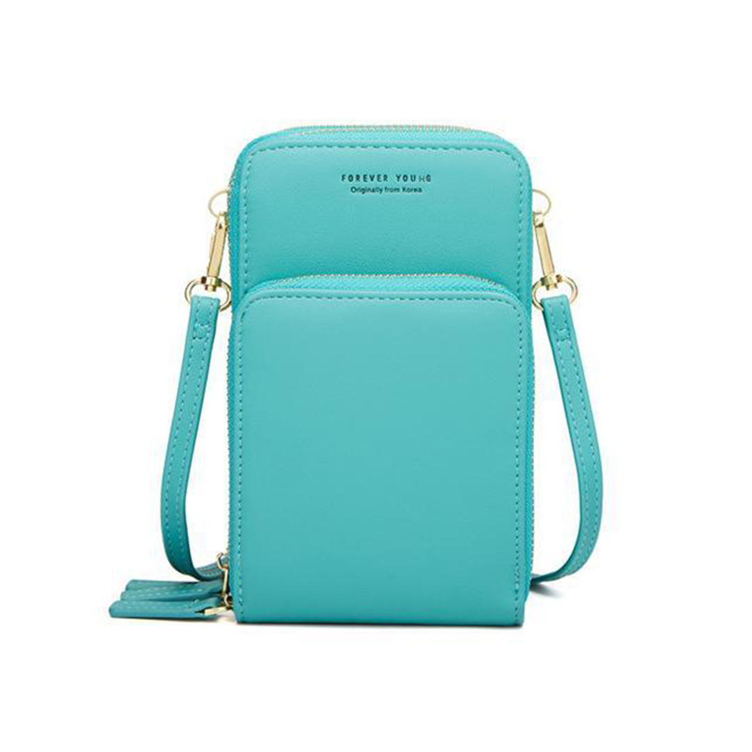 Triple Secure Leather Phone Purse