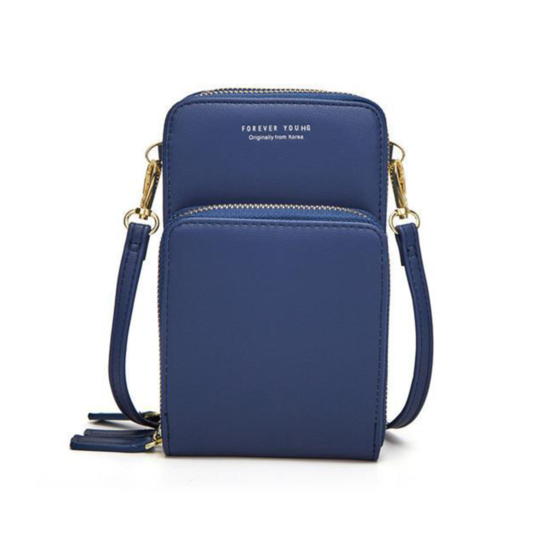 Triple Secure Leather Phone Purse