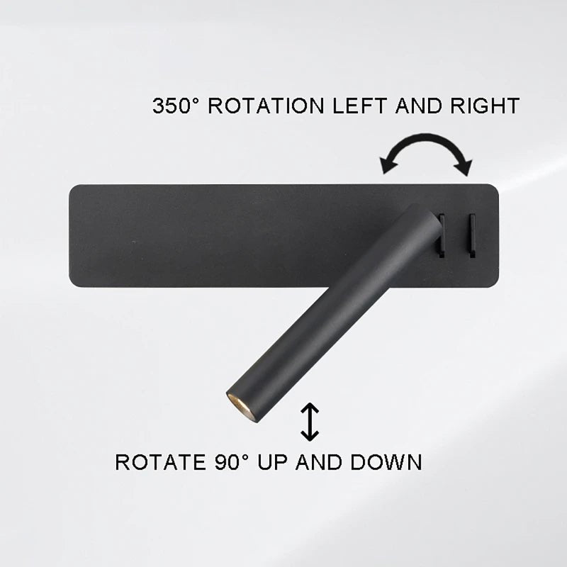 TWIRLLITE – Rotatable LED Lamp for Flexibly Adjustable Bed Lighting