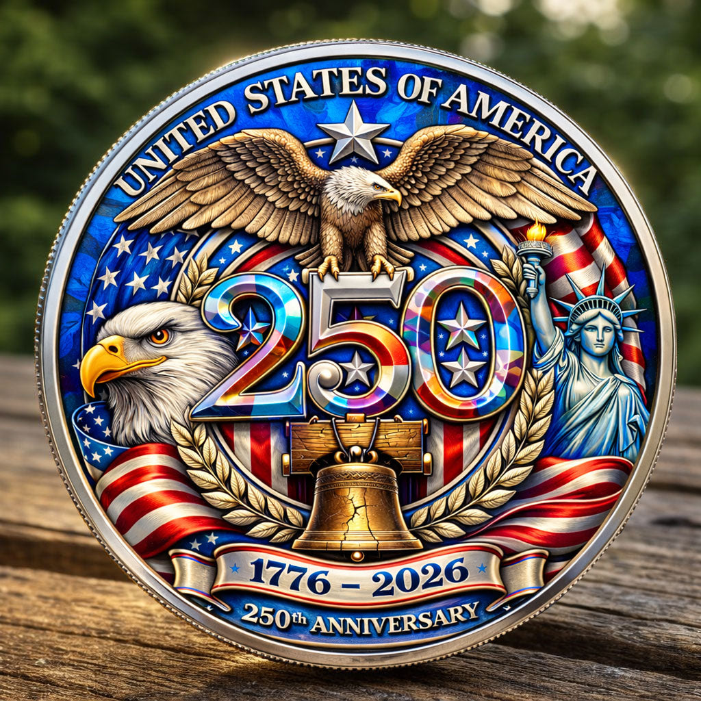 Pièce commémorative du 250e anniversaire des États-Unis