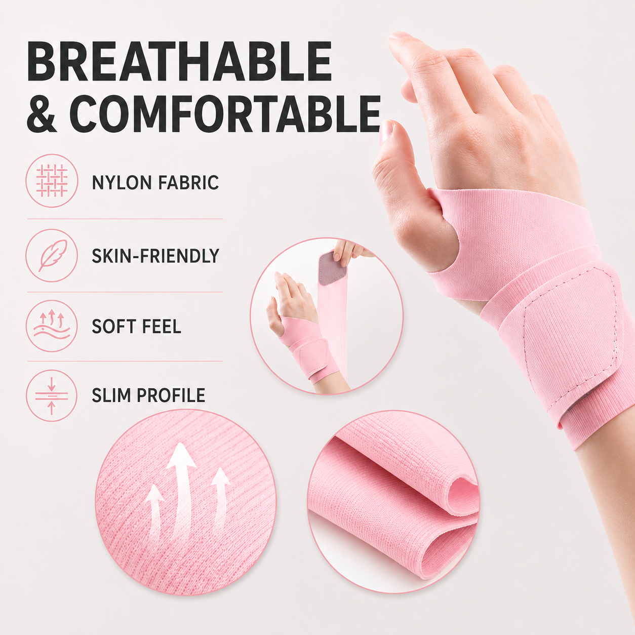 Support de poignet ultra-fin