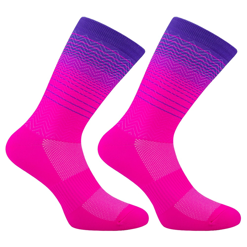 Chaussettes de sport colorées unisexes