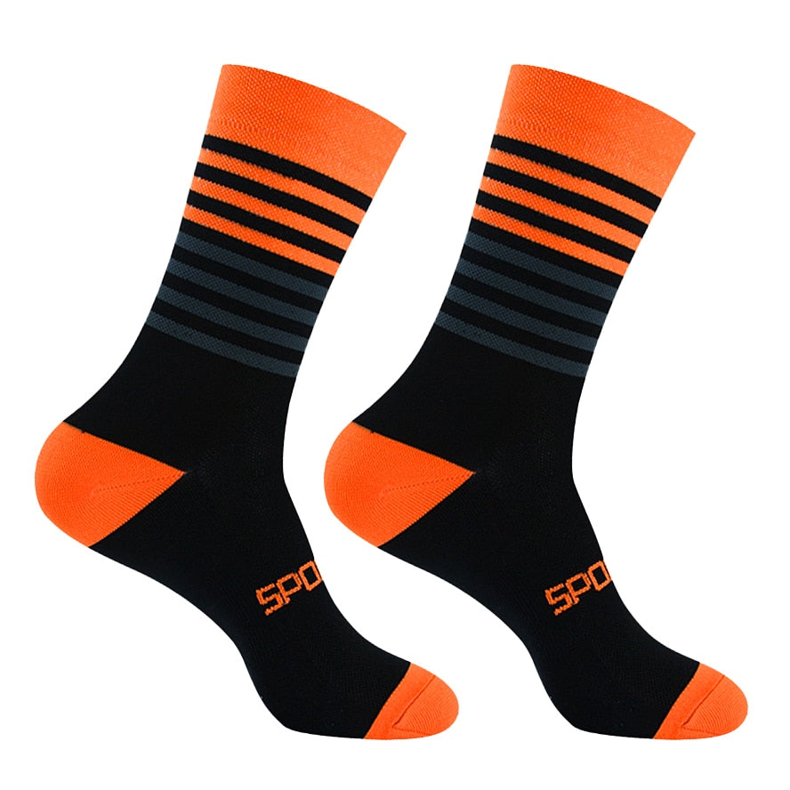 Chaussettes de sport colorées unisexes