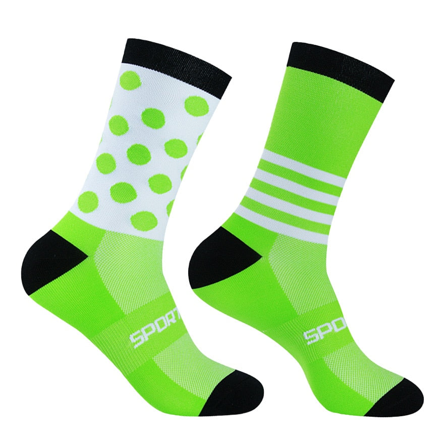 Chaussettes de sport colorées unisexes