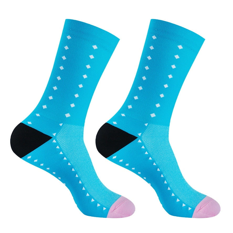 Chaussettes de sport colorées unisexes