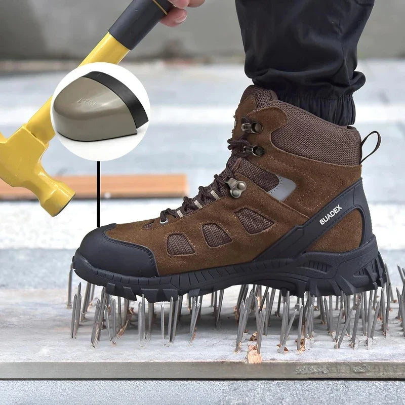 Bottes de sécurité unisexes indestructibles à embout en acier
