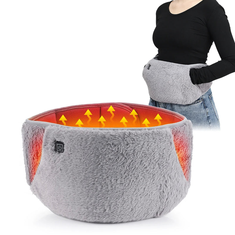 USB Heating Belt with Temperature Control – Soft Velvet for Heating the Waist and Hands, 45-65°C, Portable, 105 x 20 cm