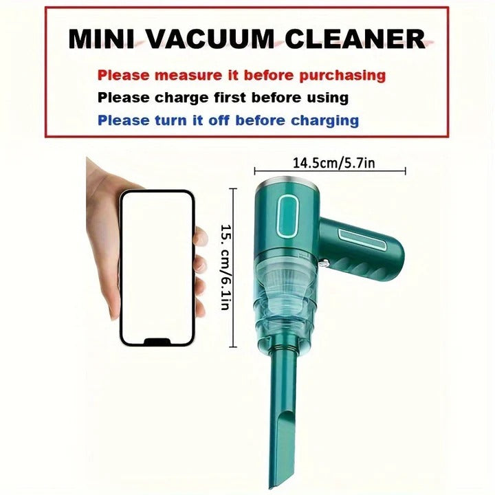 Mini aspirateur rechargeable par USB pour la voiture et la maison