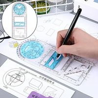 VeloDraw — Regla multiusos para dibujo geométrico con 14 formas