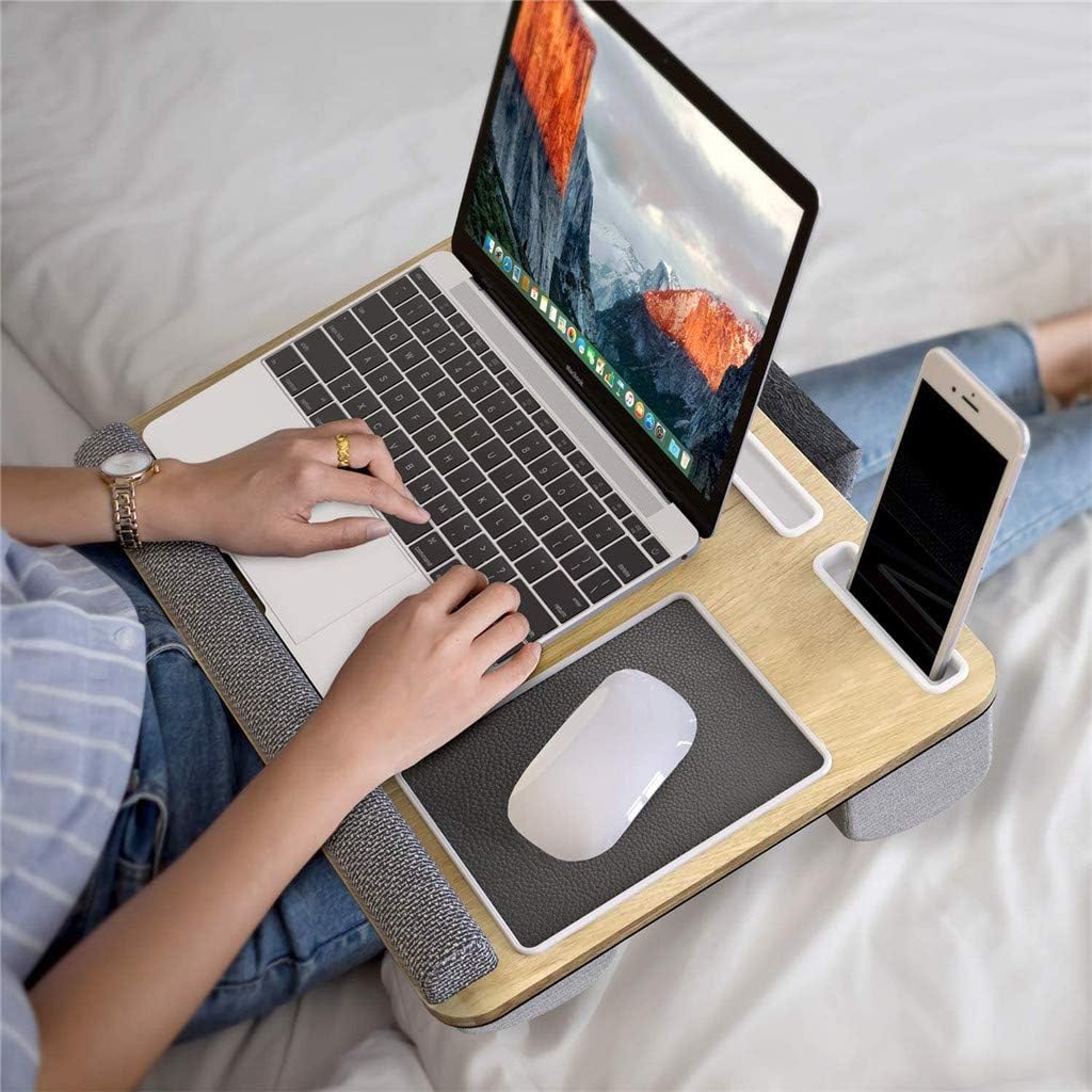 Tablette polyvalente pour ordinateur portable, pour lit ou canapé, avec hauteur réglable
