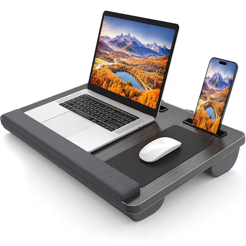 Tablette polyvalente pour ordinateur portable, pour lit ou canapé, avec hauteur réglable
