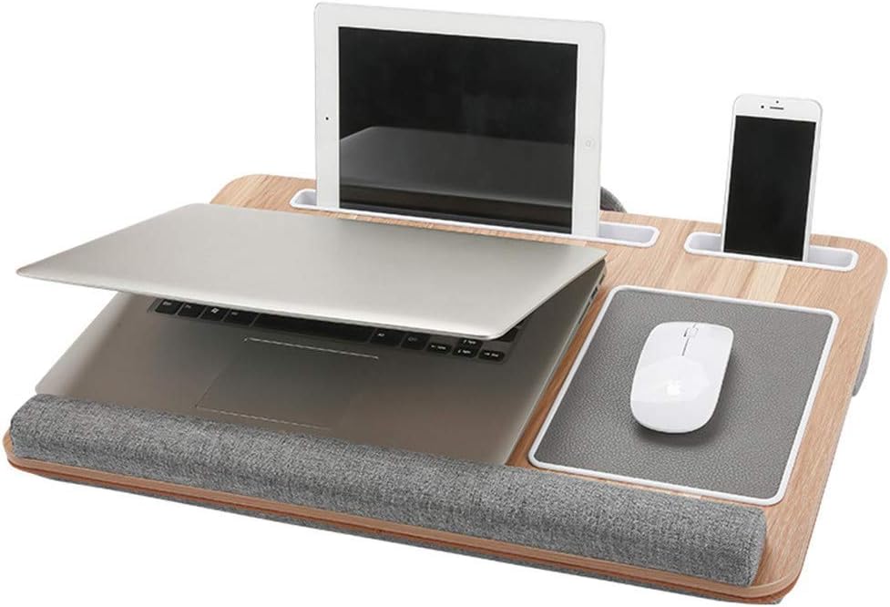 Tablette polyvalente pour ordinateur portable, pour lit ou canapé, avec hauteur réglable