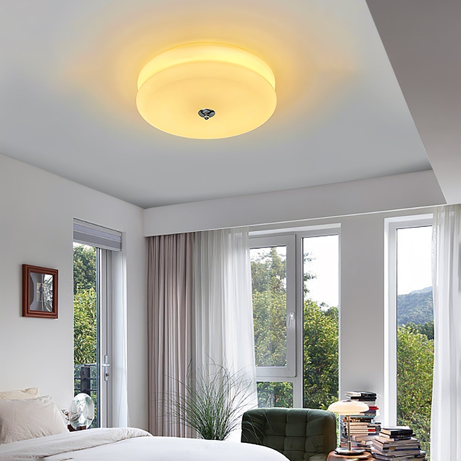 Vintage Ceiling Lamp Art Deco Design