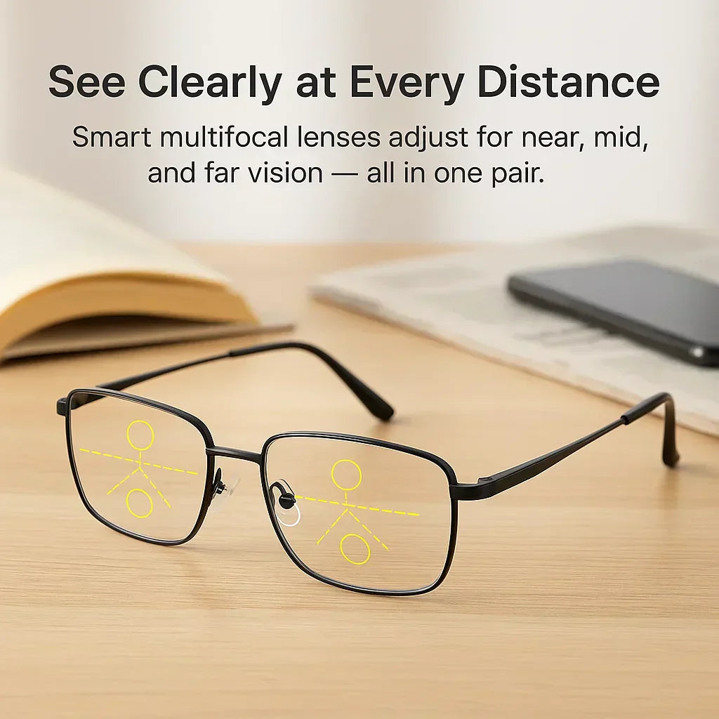 VisoLux German Progressive Glasses for Everyday Use