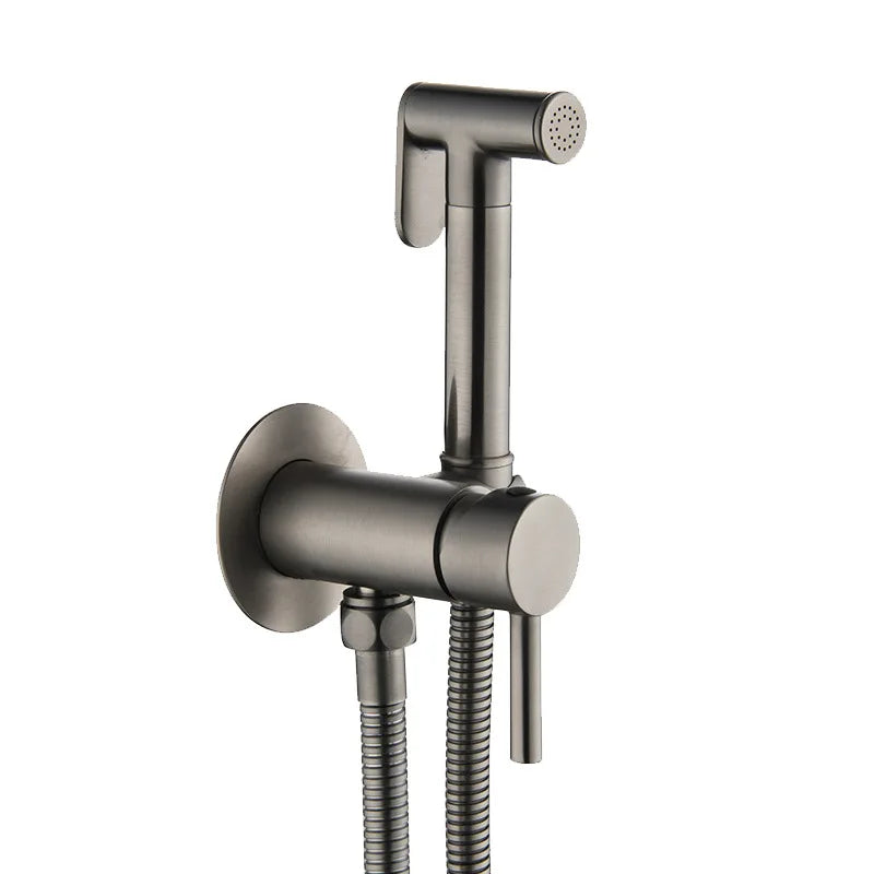 Wall-Mounted Bidet Sprayer Faucet Set