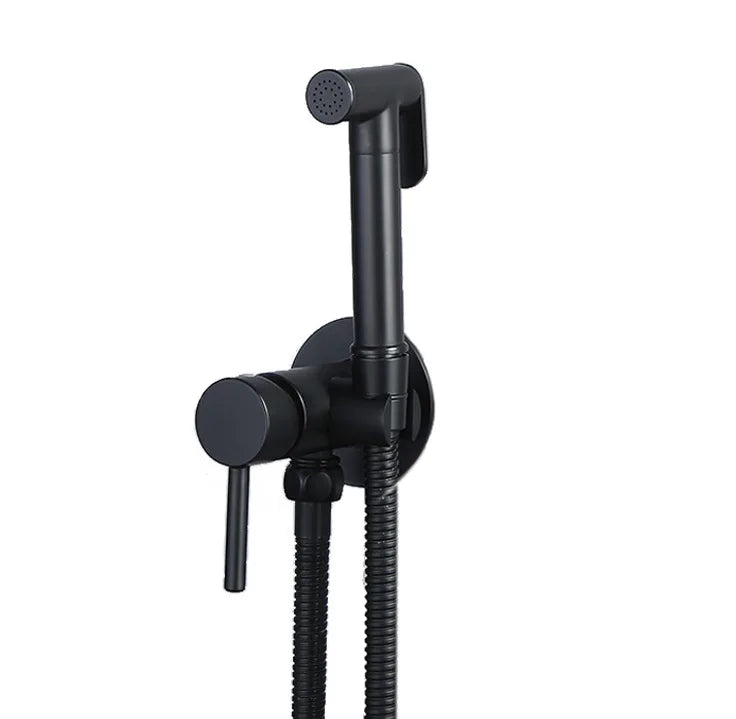 Wall-Mounted Bidet Sprayer Faucet Set
