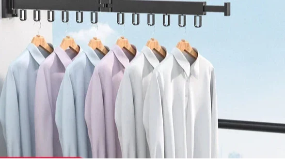 Wall-Mounted Clothes Drying Rack