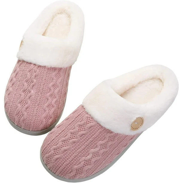 Warm Indoor Slippers for Cold Feet - Non-slip Sole