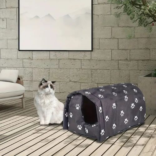 Waterproof and Warm Outdoor Cat House