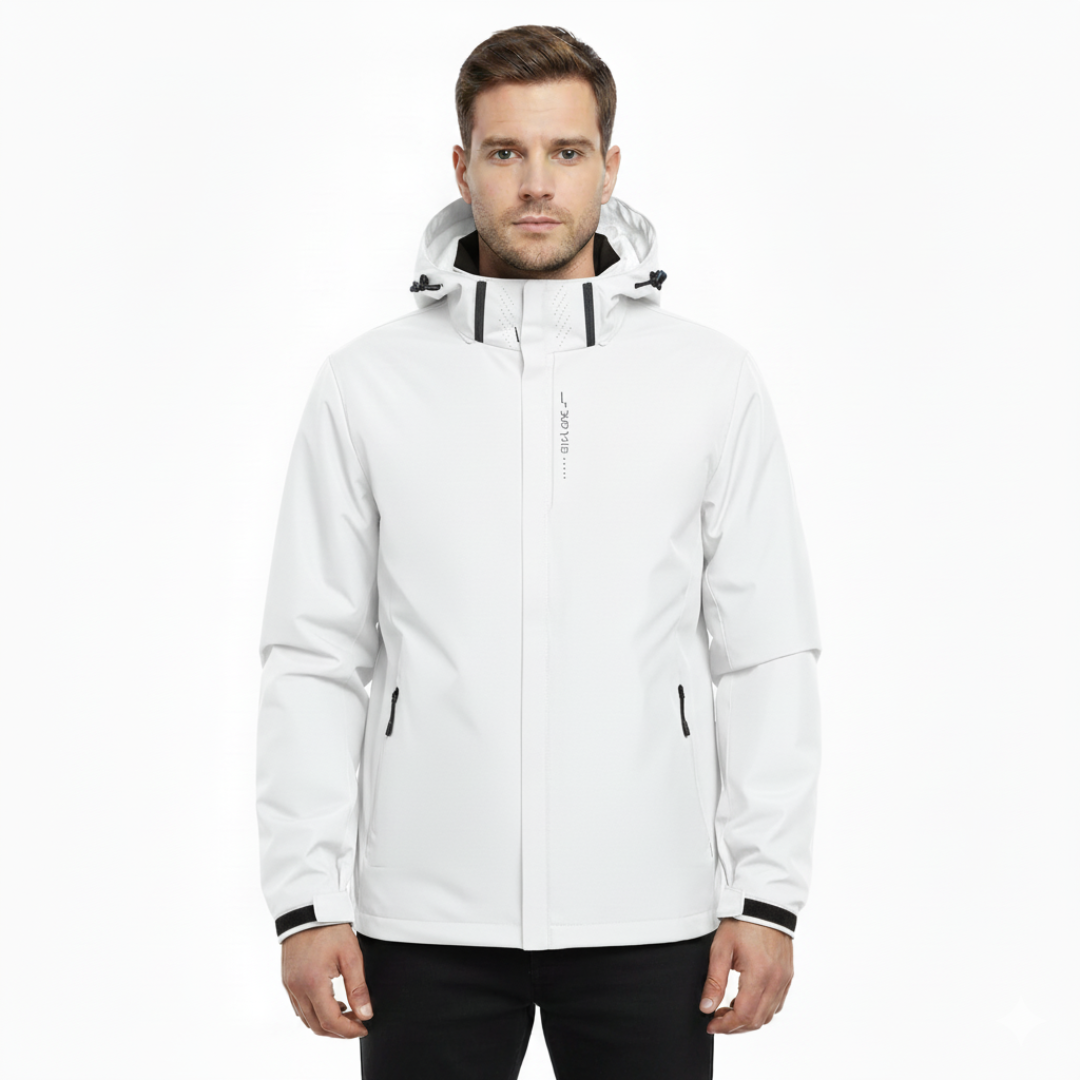 Veste imperméable à coque