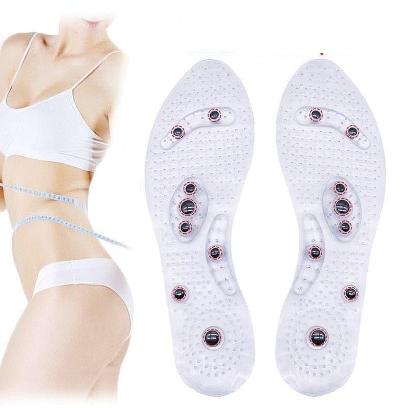 Weight Loss Insoles | Stimulates circulation and promotes weight loss through magnetic foot massage. Suitable for men's and women's sizes.