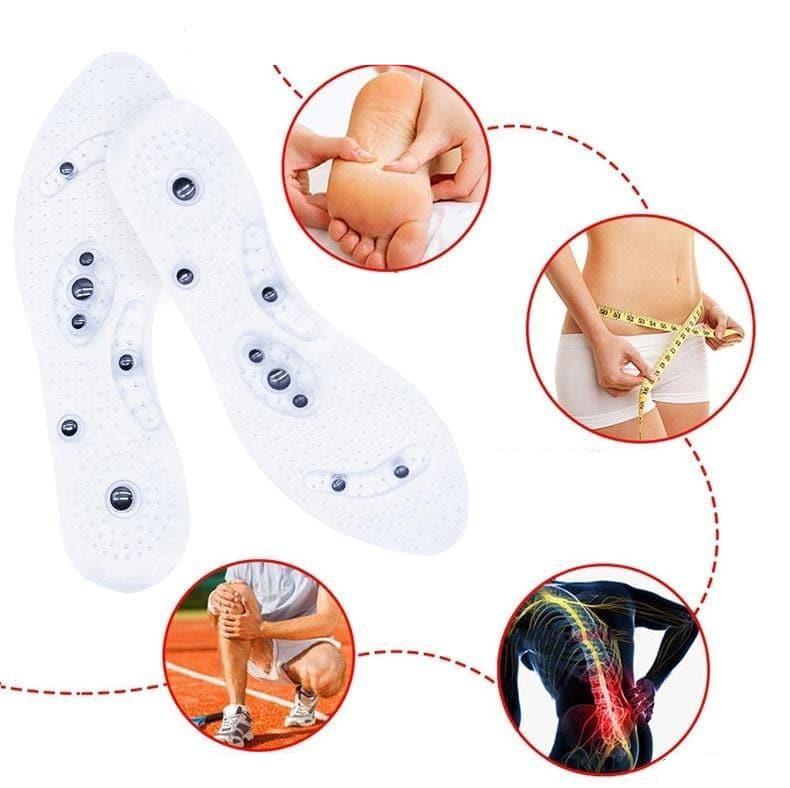 Weight Loss Insoles | Stimulates circulation and promotes weight loss through magnetic foot massage. Suitable for men's and women's sizes.