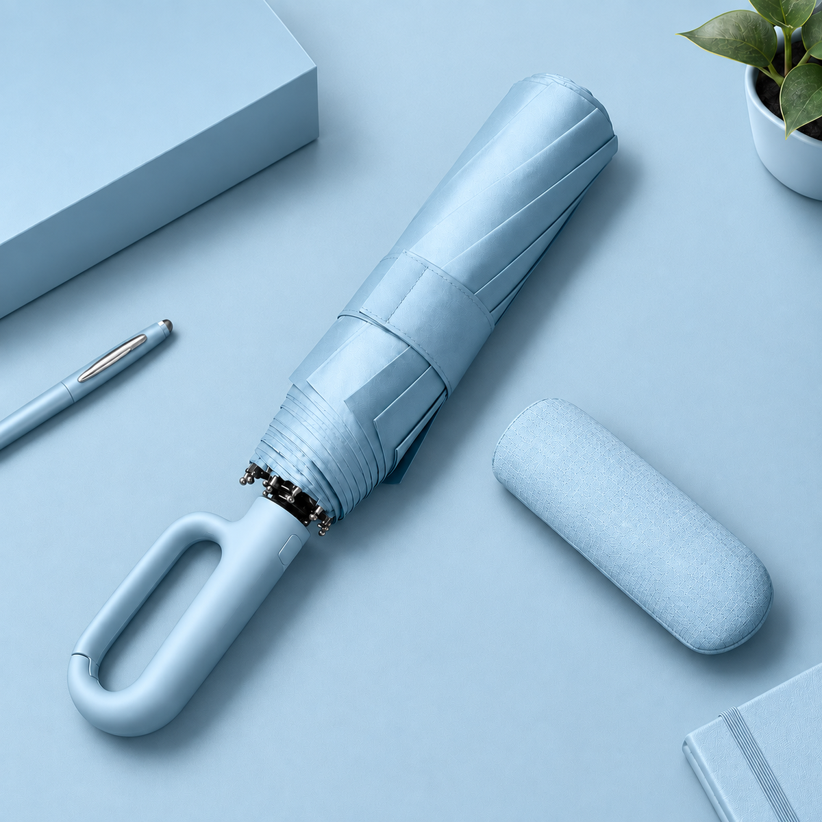 Wind-Resistant Automatic Travel Umbrella