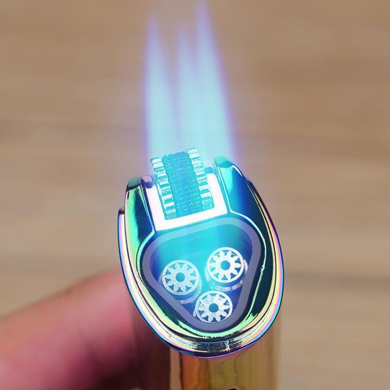 Windproof Triple Jet Flame Torch Lighter