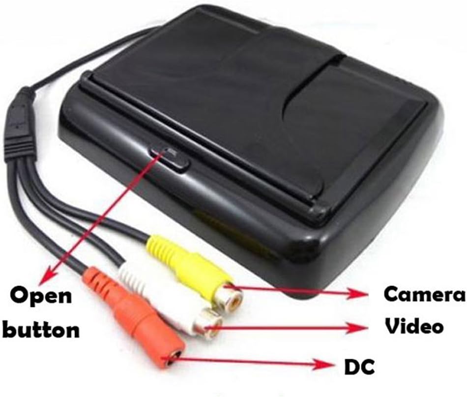 Wireless Backup Camera with 4.3-inch (10.9 cm) LCD Monitor
