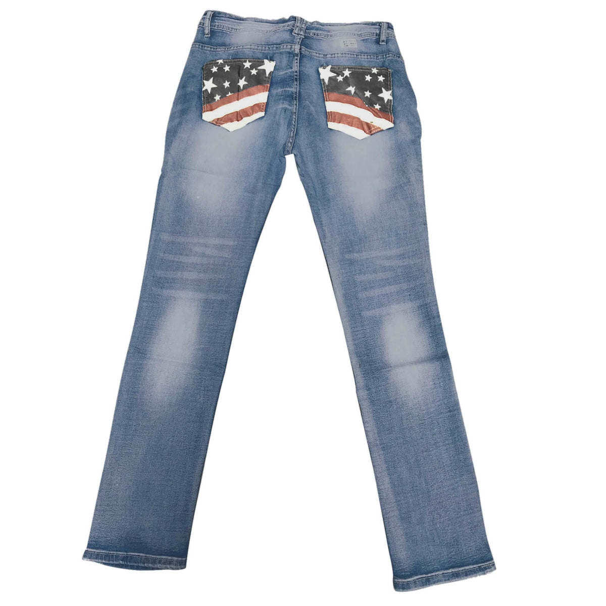 Women's Bootcut Jeans with Flag Details