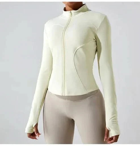 Veste de sport respirante à fermeture éclair pour femme