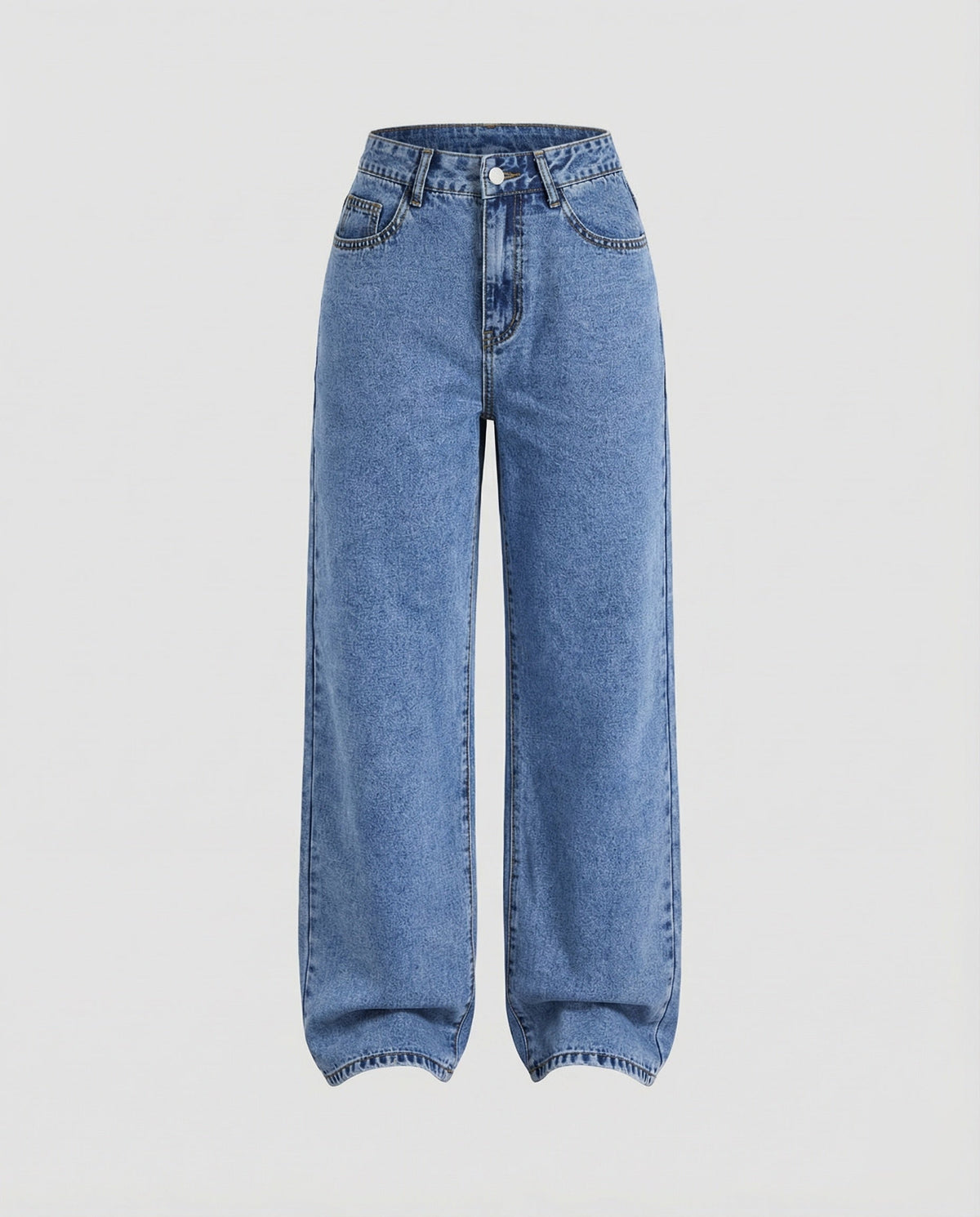 Women's Classic Wide-Leg Denim Jeans