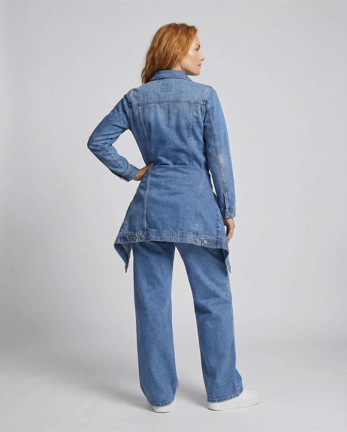 Women's Classic Wide-Leg Denim Jeans