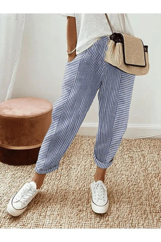 Pantalon confortable à coupe décontractée pour femme