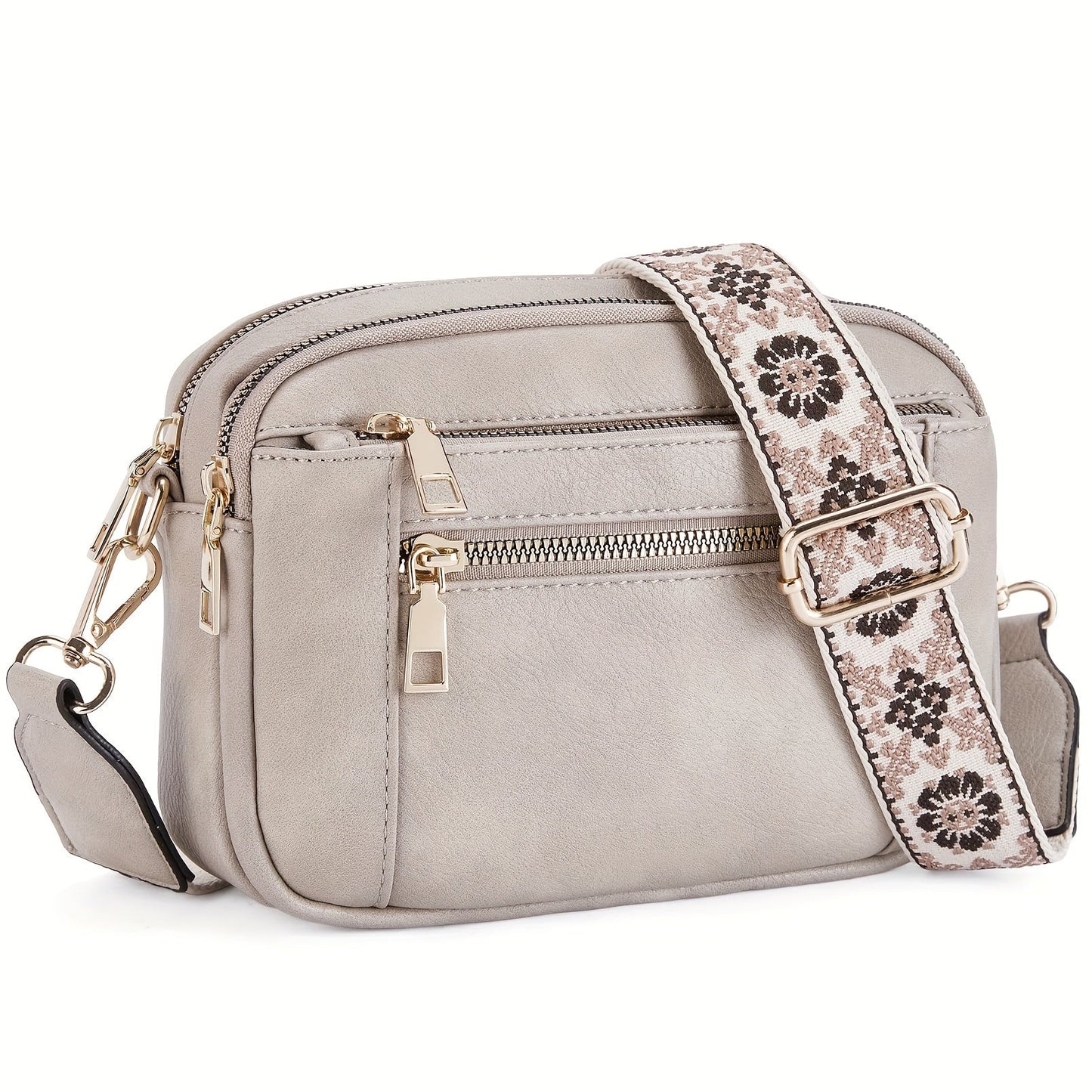 Women's Crossbody Bag Boho-Chic Vegan Leather