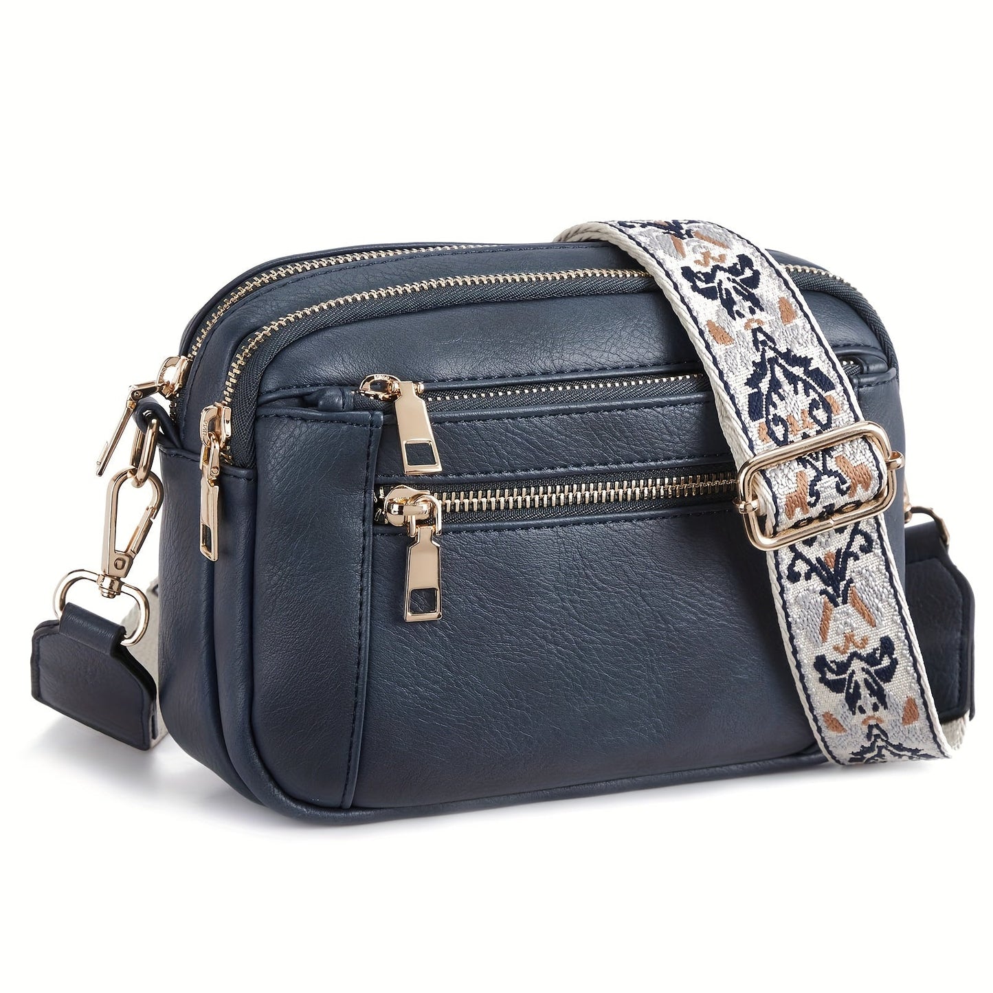 Women's Crossbody Bag Boho-Chic Vegan Leather