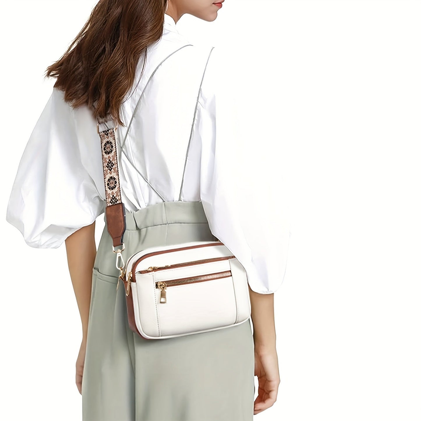 Women's Crossbody Bag Boho-Chic Vegan Leather