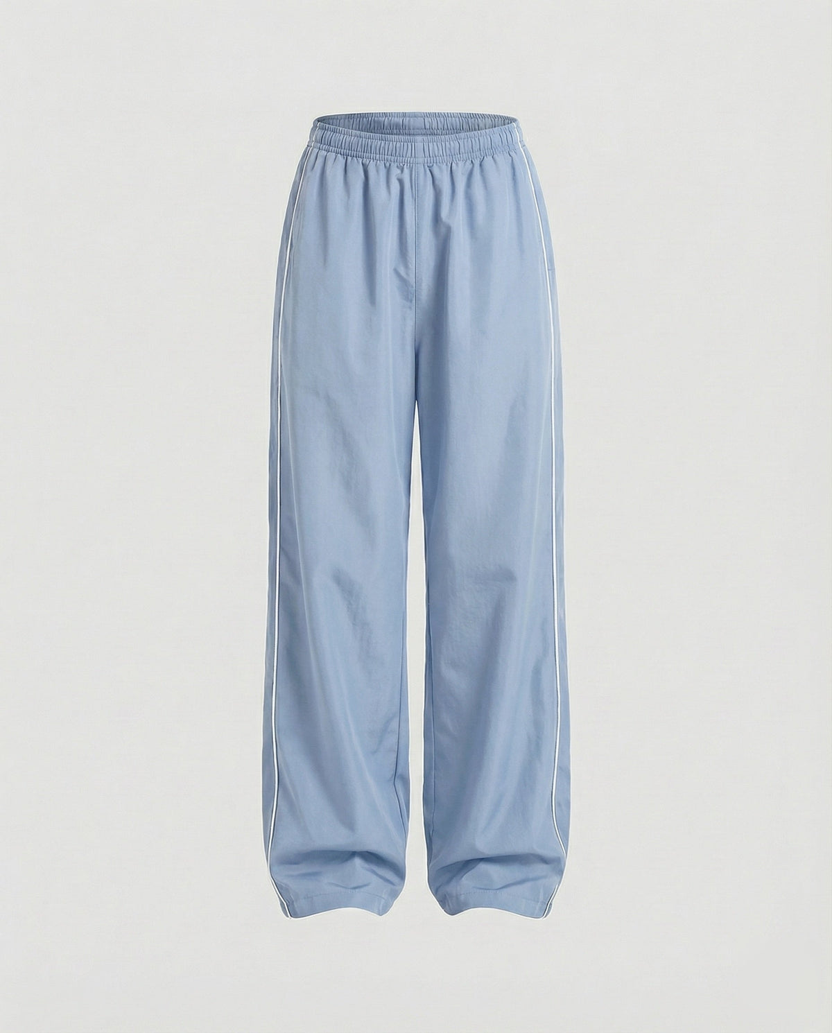 Women's Extra Wide-Leg Retro Casual Pants with Piping