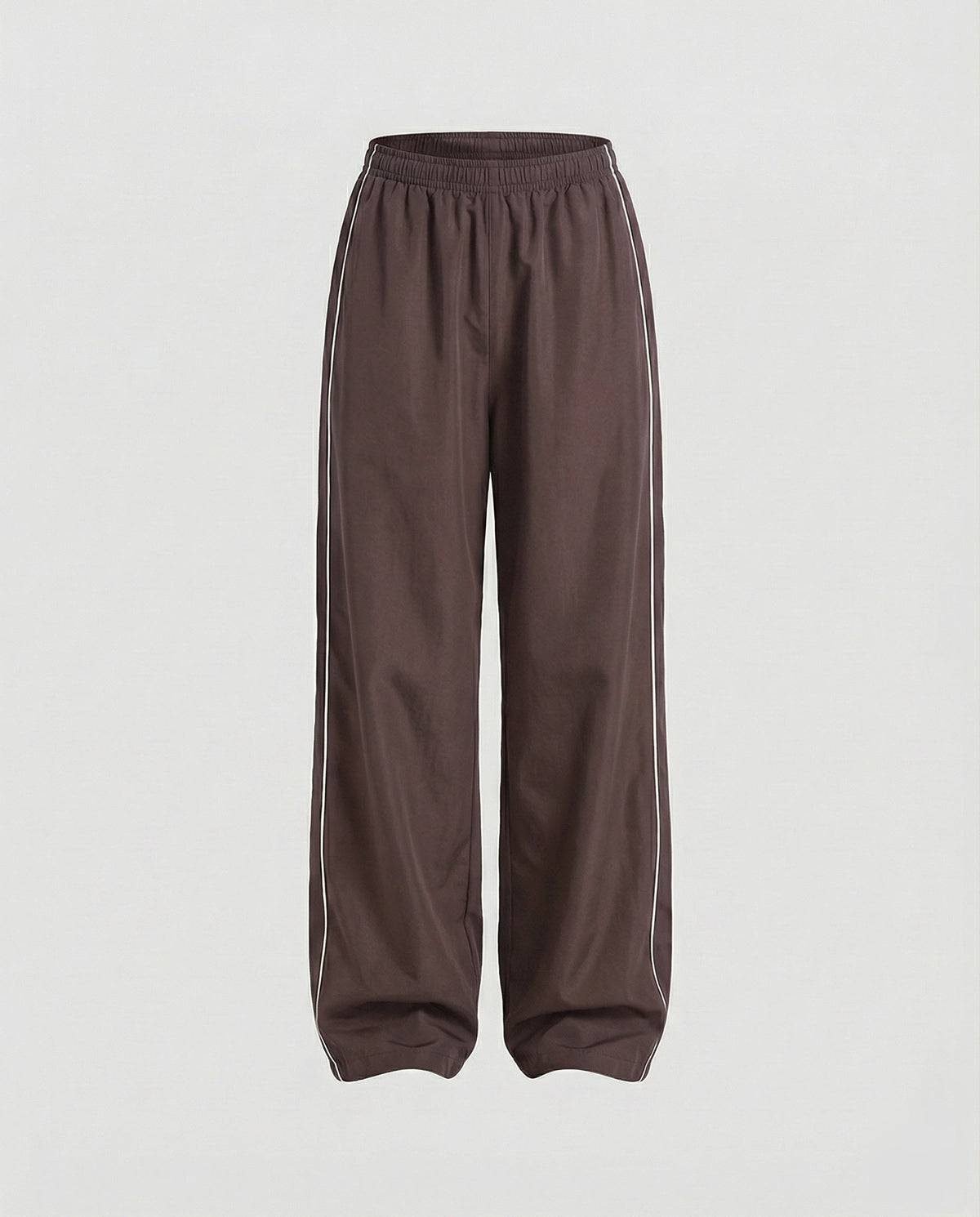 Women's Extra Wide-Leg Retro Casual Pants with Piping