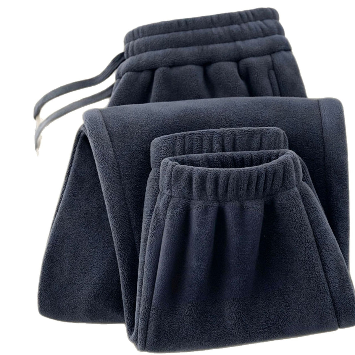 Pantalon de jogging en polaire pour femme, taille à cordon et chevilles resserrées