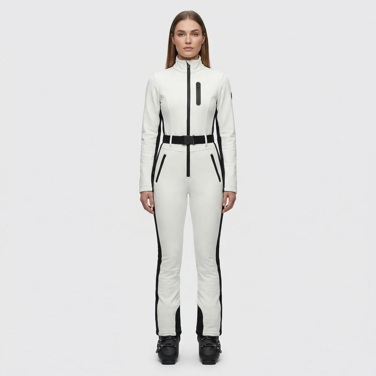 Women's Form-Fitting One-Piece Ski Suit