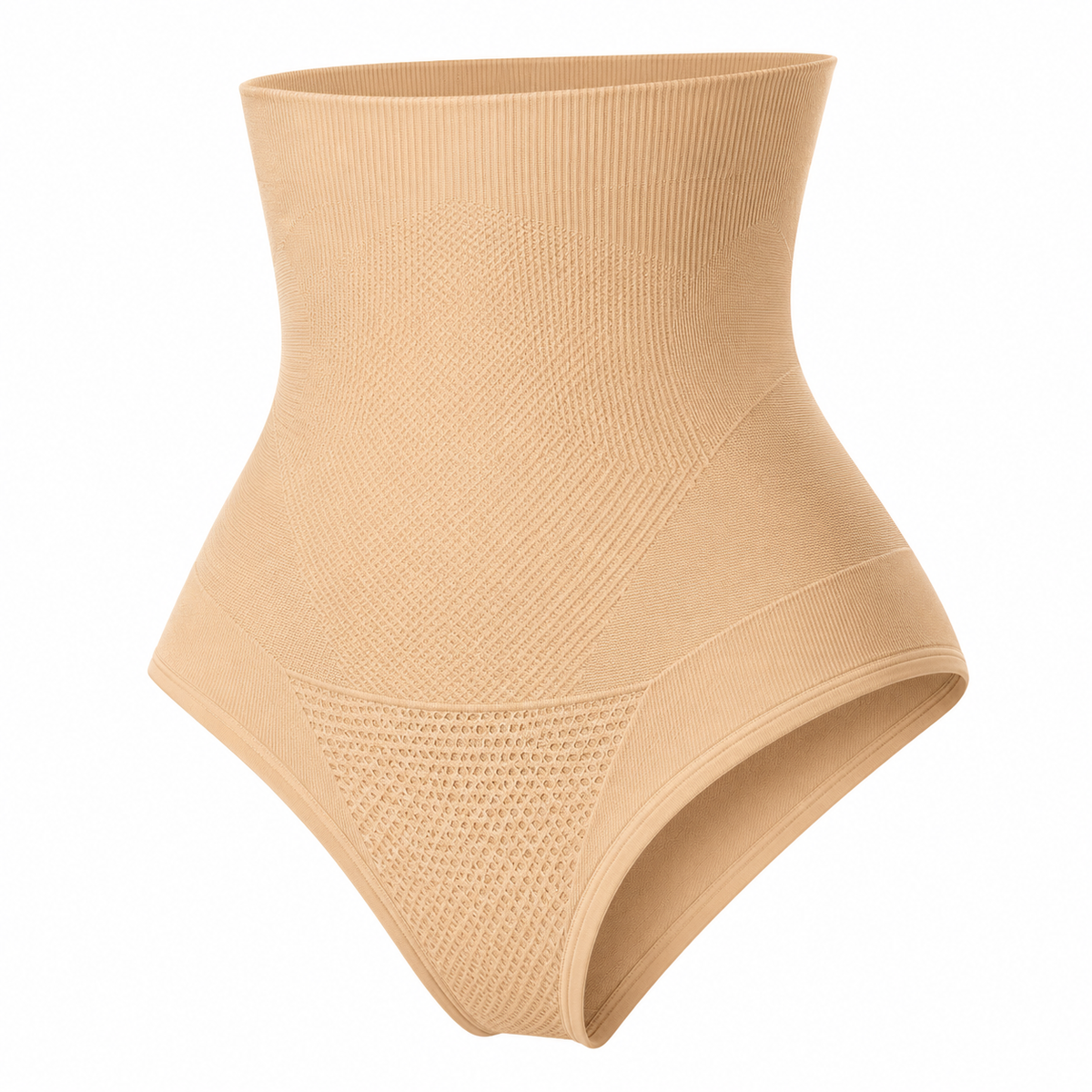 Culotte gainante taille haute pour femme | Nylon et élasthanne | Culotte sans coutures à compression modérée
