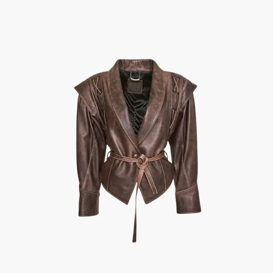 Veste pour femme avec patte de boutonnage