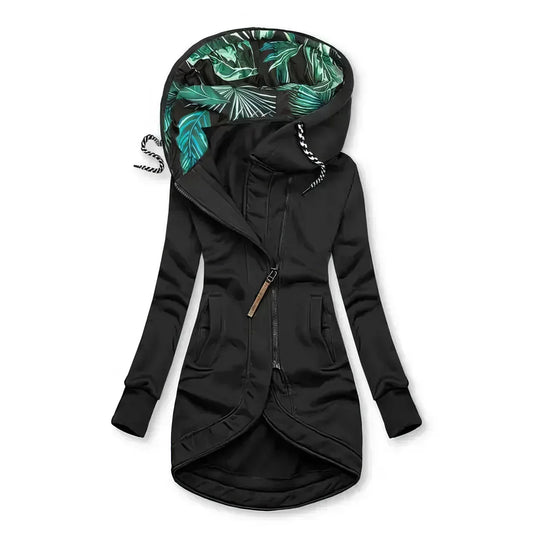 Veste pour femme avec doublure contrastante imprimée