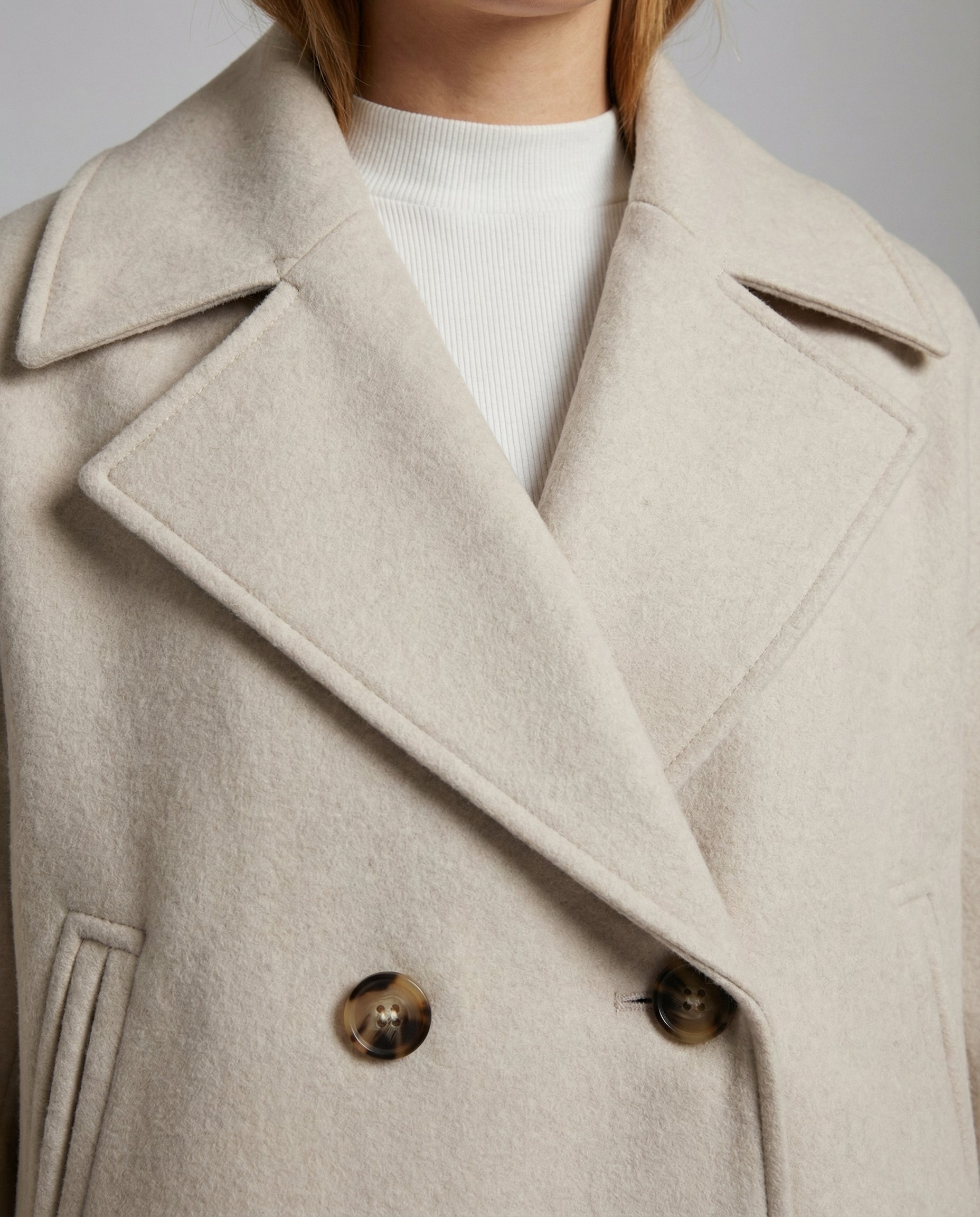 Women's Jacket with Short Cut & Double Breasted | Davy
