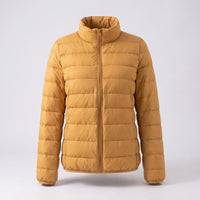 Women's Lightweight Down-Fill Stand-Collar Quilted Jacket