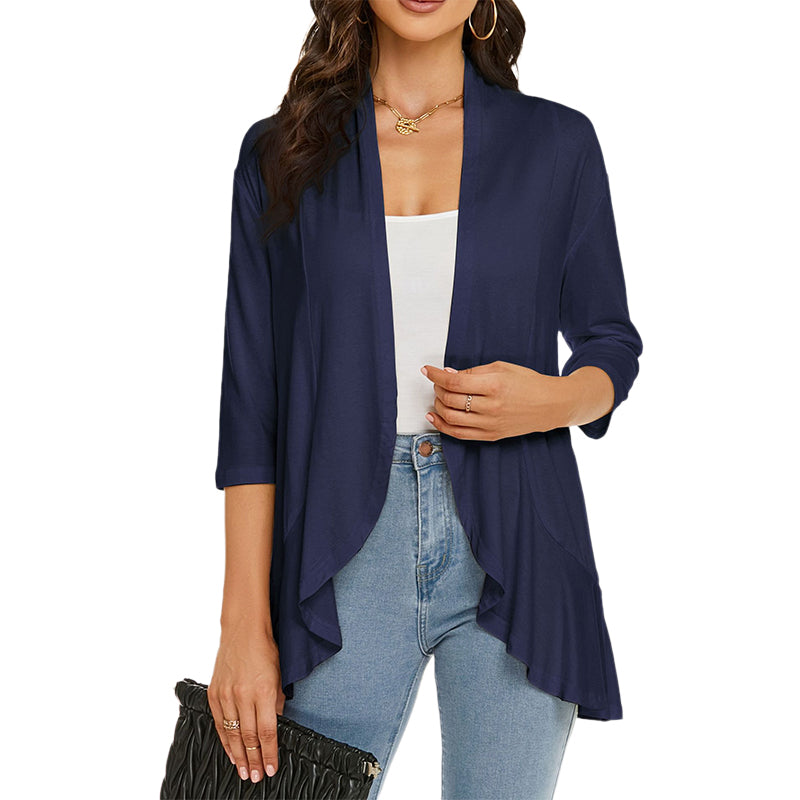 Cardigan léger pour femme, idéal au printemps et en été