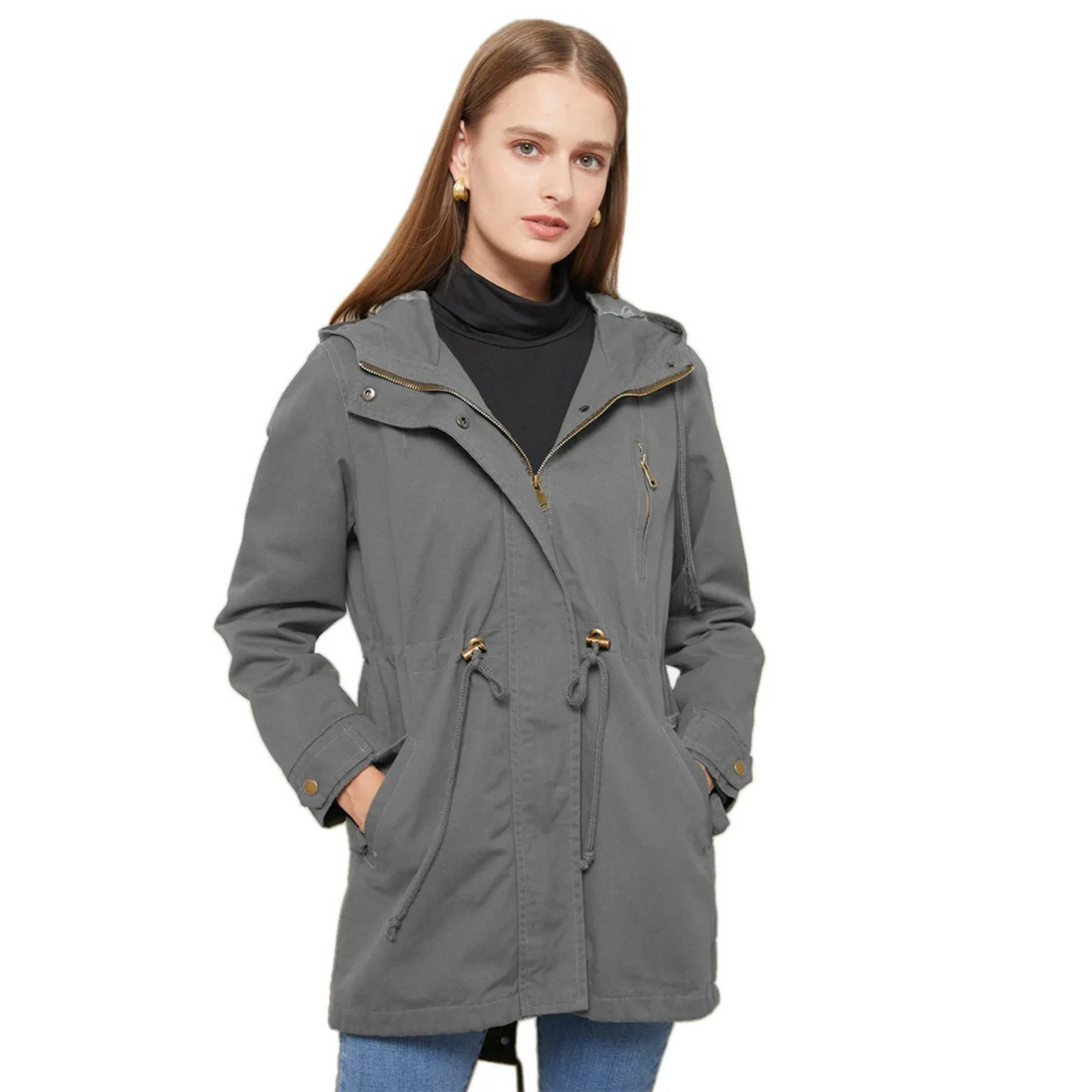 Veste d'été longue, légère et élégante pour femme